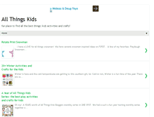 Tablet Screenshot of allthingskidsactivities.com